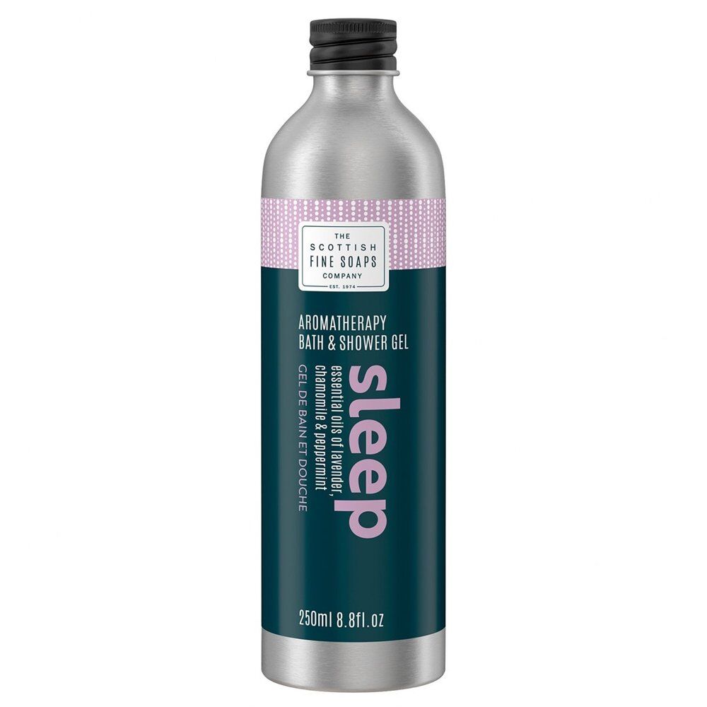 Scottish Fine Soaps Aromatherapy Sleep Bath & Shower Gel 250mL Pack of 3