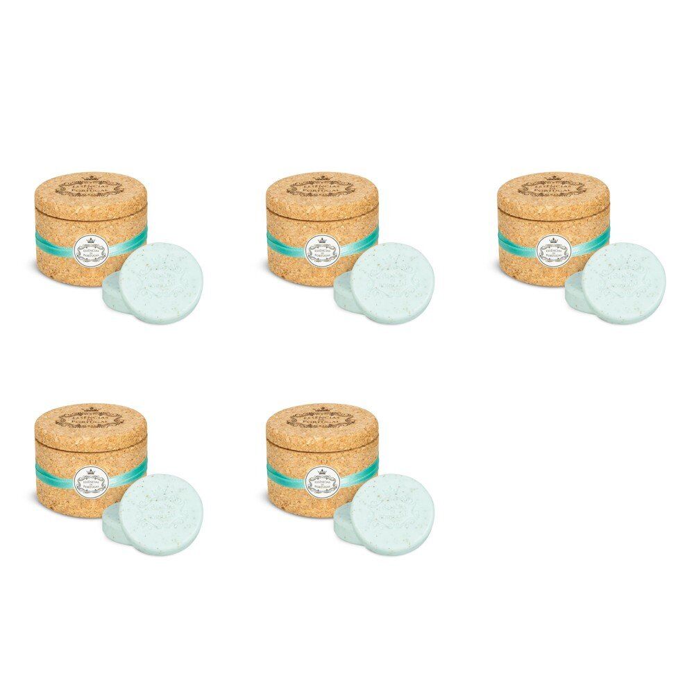 Essencias de Portugal Violet Soap 2 x 50g in Cork Keeper Pack of 5