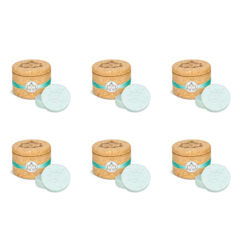 Essencias de Portugal Violet Soap 2 x 50g in Cork Keeper Pack of 6