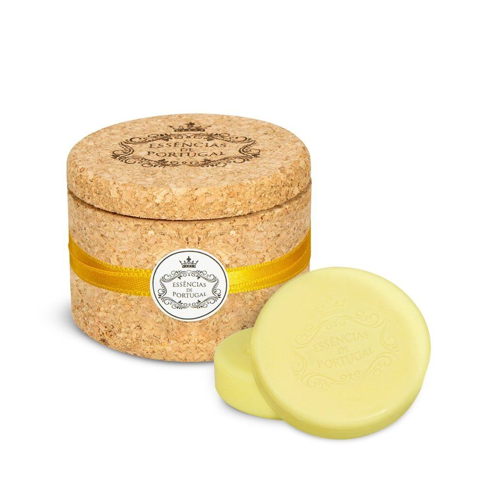 Essencias de Portugal Lemon Soap 2 x 50g in Cork Keeper Pack of 3