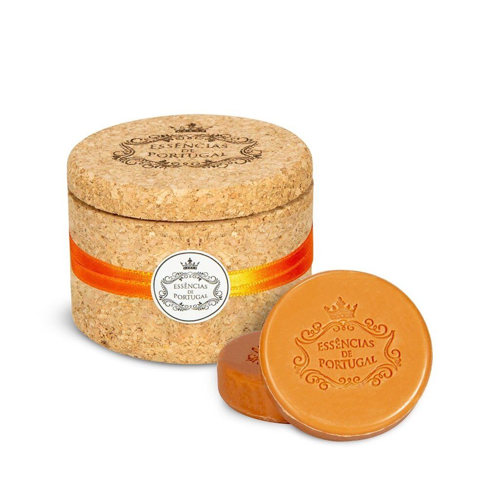 Essencias de Portugal Orange Soap 2 x 50g in Cork Keeper Pack of 3