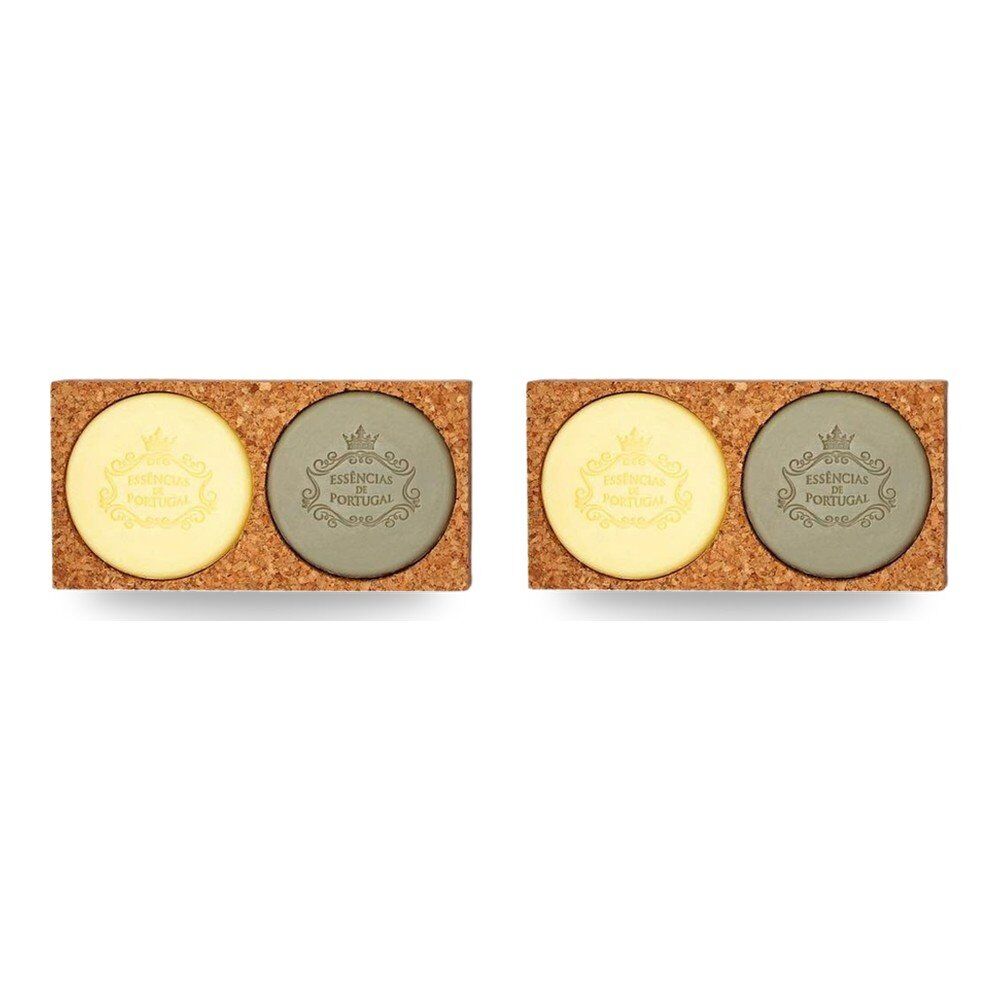 Essencias de Portugal Lemon and Eucalyptus Soap Set 2 x 50g Bundle of 2