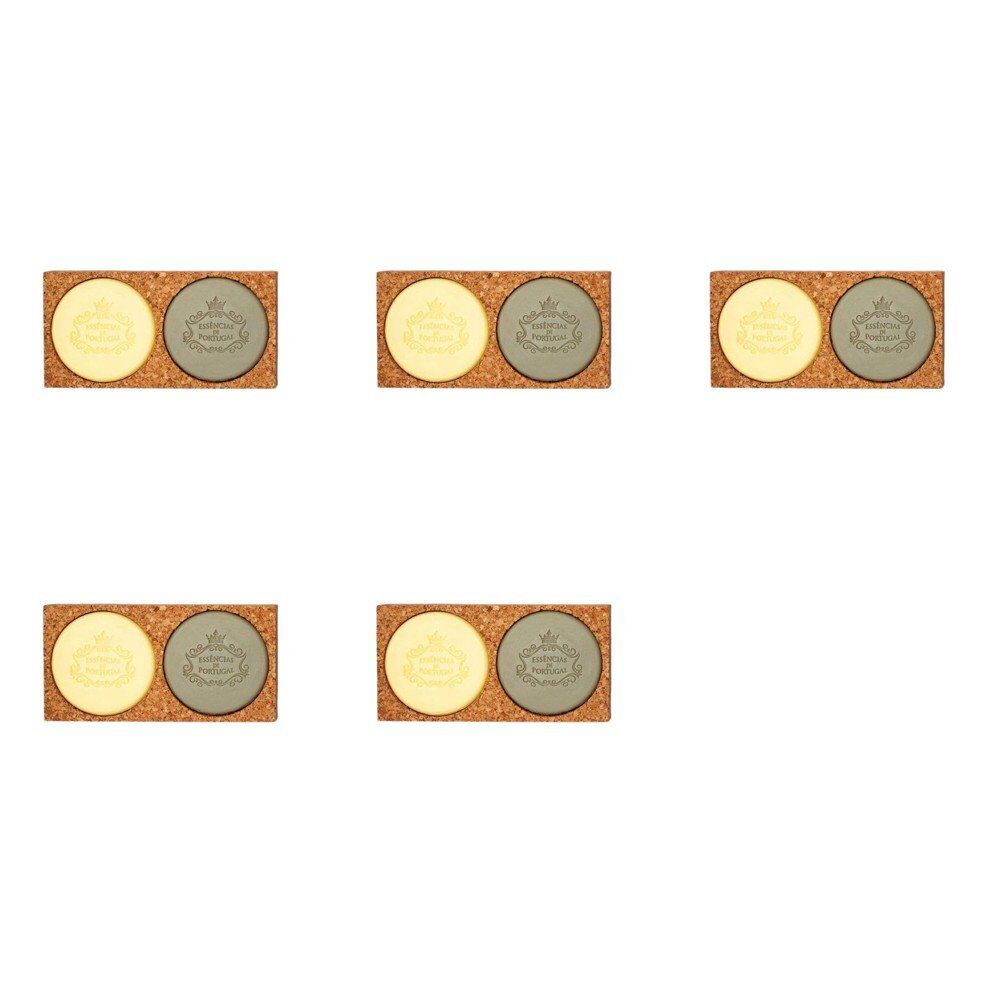Essencias de Portugal Lemon and Eucalyptus Soap Set 2 x 50g Bundle of 5
