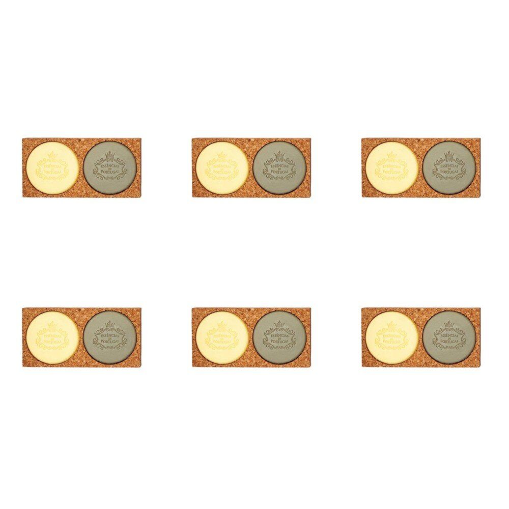 Essencias de Portugal Lemon and Eucalyptus Soap Set 2 x 50g Bundle of 6