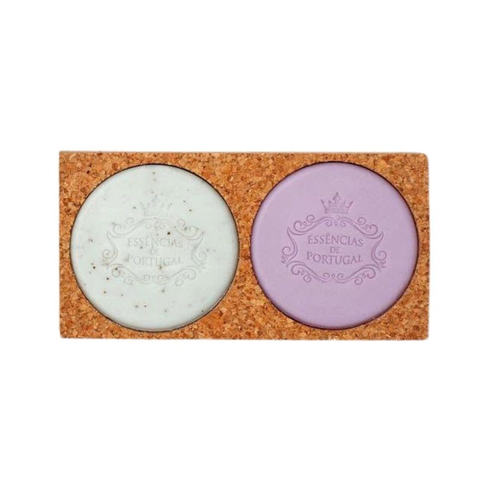 Essencias de Portugal Lavender and Violet Soap Set 2 x 50g