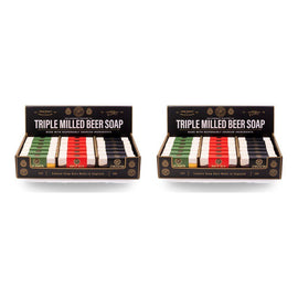 The Somerset Toiletry Co Home Brew Beer Soap 200g Assorted Counter Display of 18 Bundle of 2