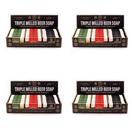 The Somerset Toiletry Co Home Brew Beer Soap 200g Assorted Counter Display of 18 Bundle of 4