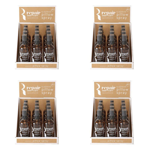 The Somerset Toiletry Co Sleepeze Pillow Spray 95mL Counter Display of 12 Bundle of 4