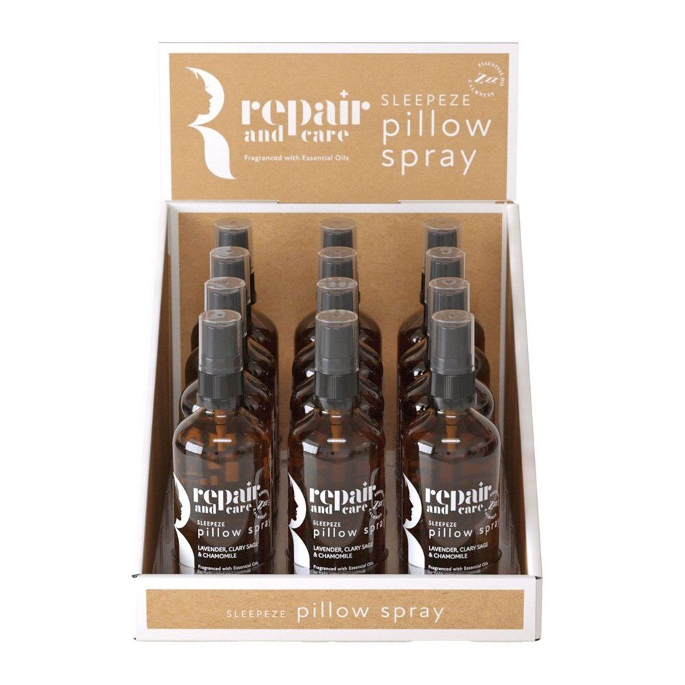 The Somerset Toiletry Co Sleepeze Pillow Spray 95mL Counter Display of 12 Bundle of 5