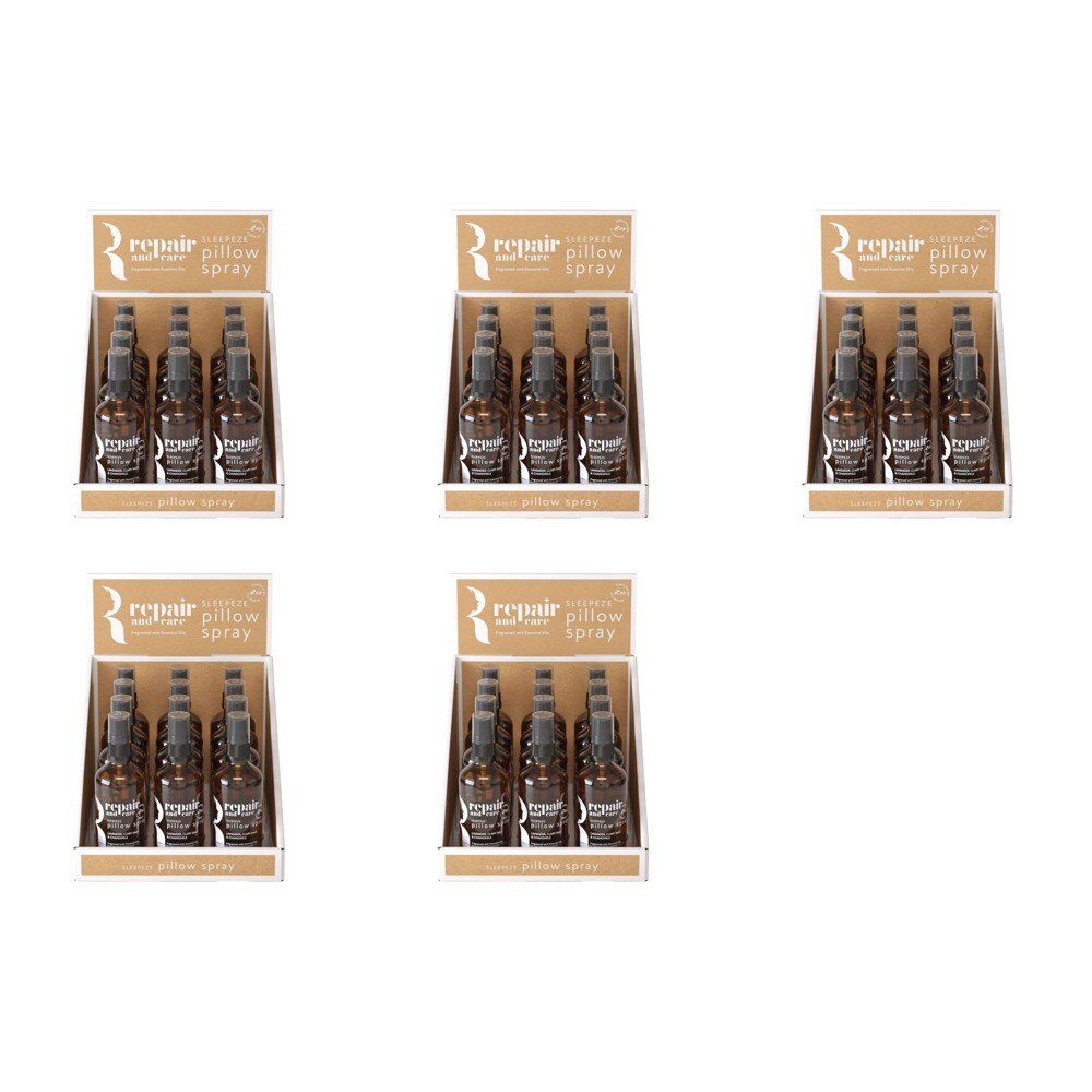 The Somerset Toiletry Co Sleepeze Pillow Spray 95mL Counter Display of 12 Bundle of 5