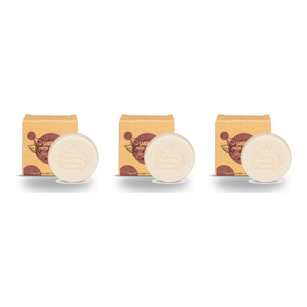 Essencias de Portugal Red Fruits Soap 50g in Kraft Box Pack of 3
