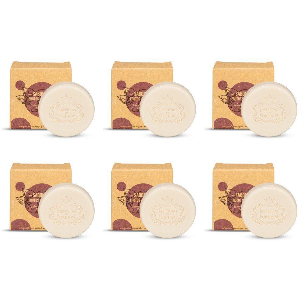 Essencias de Portugal Red Fruits Soap 50g in Kraft Box Pack of 6