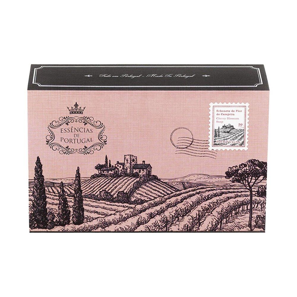 Essencias de Portugal Cherry Blossom Soap 300g in Gift Box Pack of 6