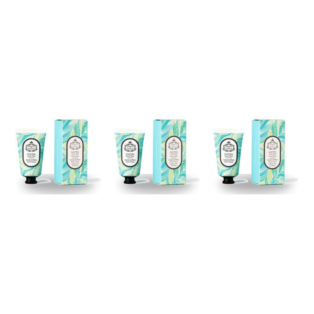 Essencias de Portugal Aloe Vera Hand Cream 50mL Pack of 3