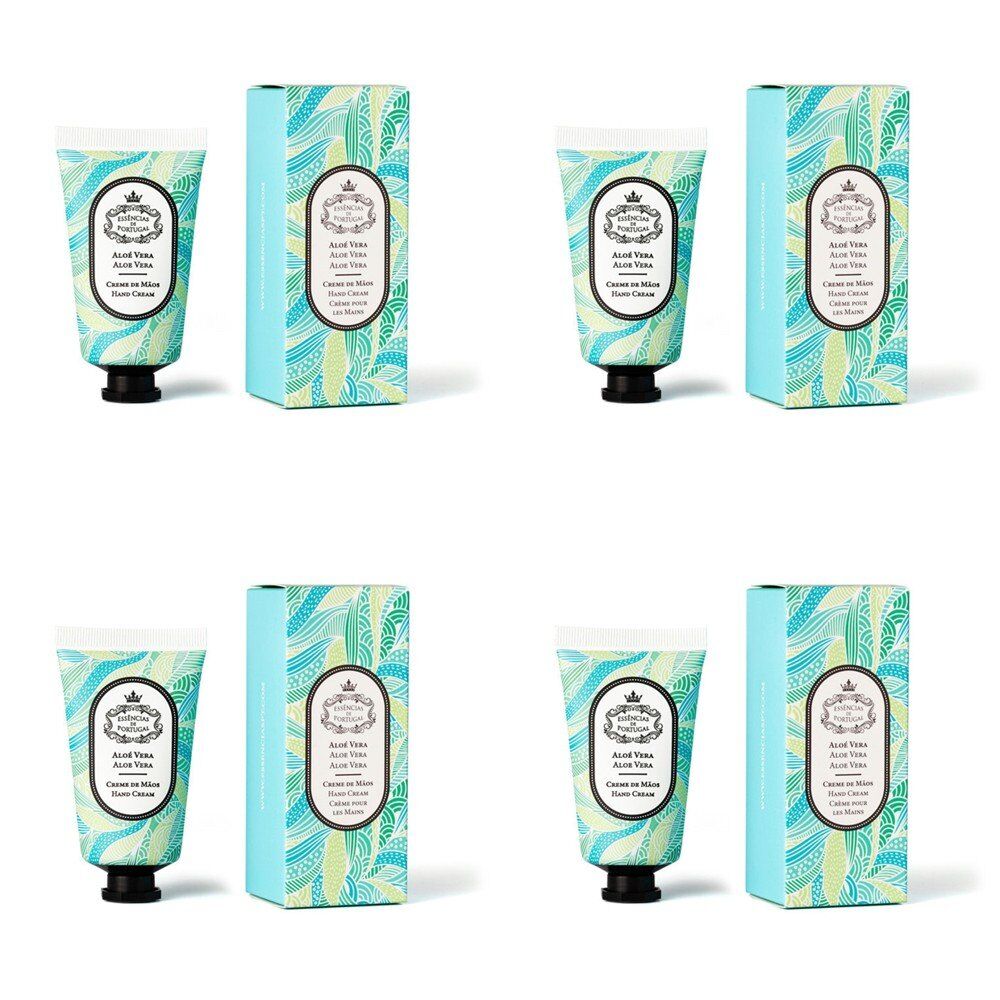 Essencias de Portugal Aloe Vera Hand Cream 50mL Pack of 4