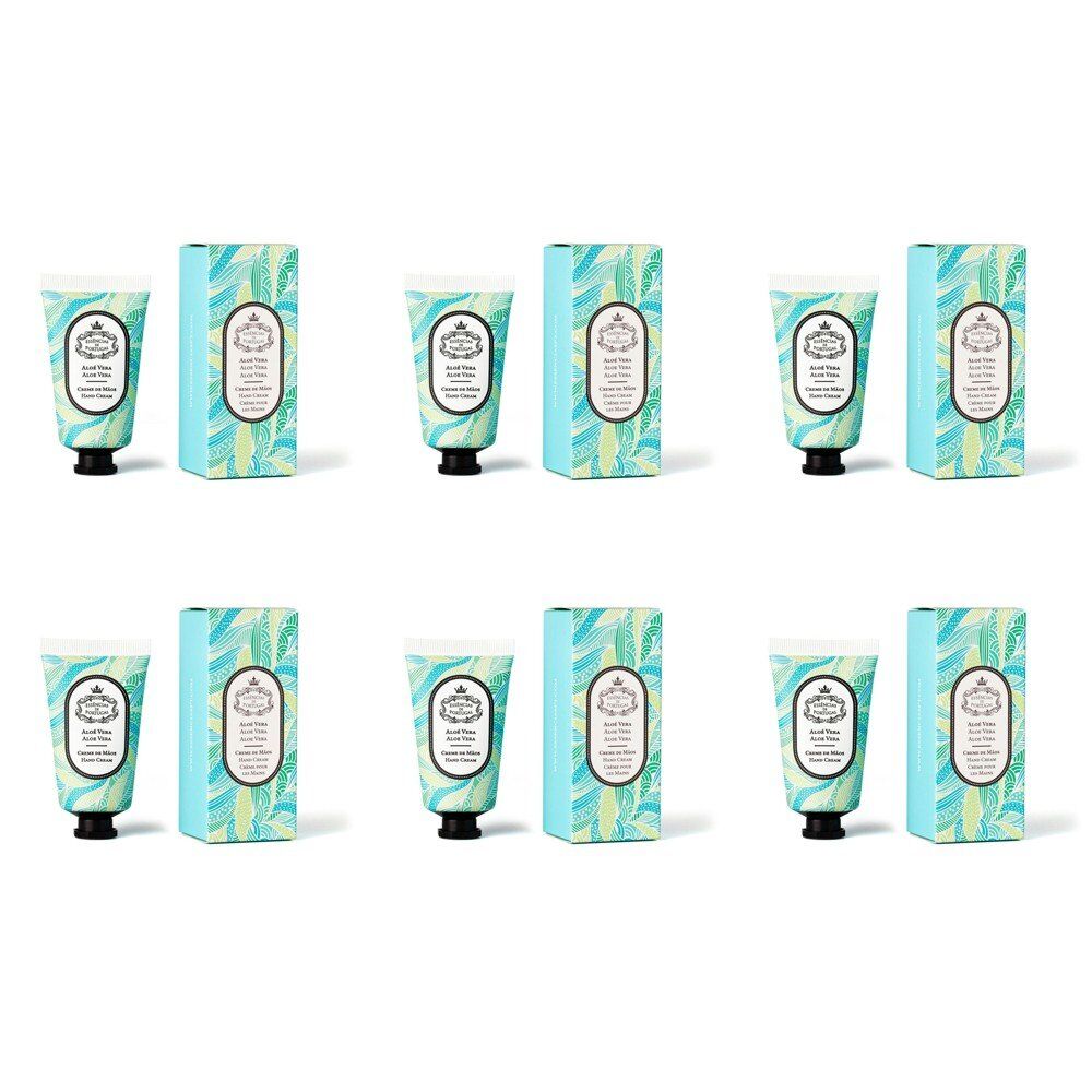 Essencias de Portugal Aloe Vera Hand Cream 50mL Pack of 6