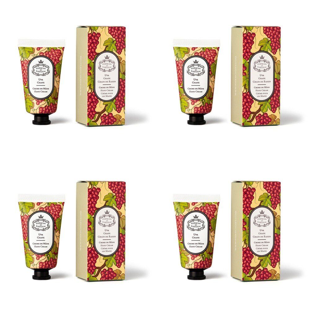 Essencias de Portugal Grape Hand Cream 50mL Pack of 4