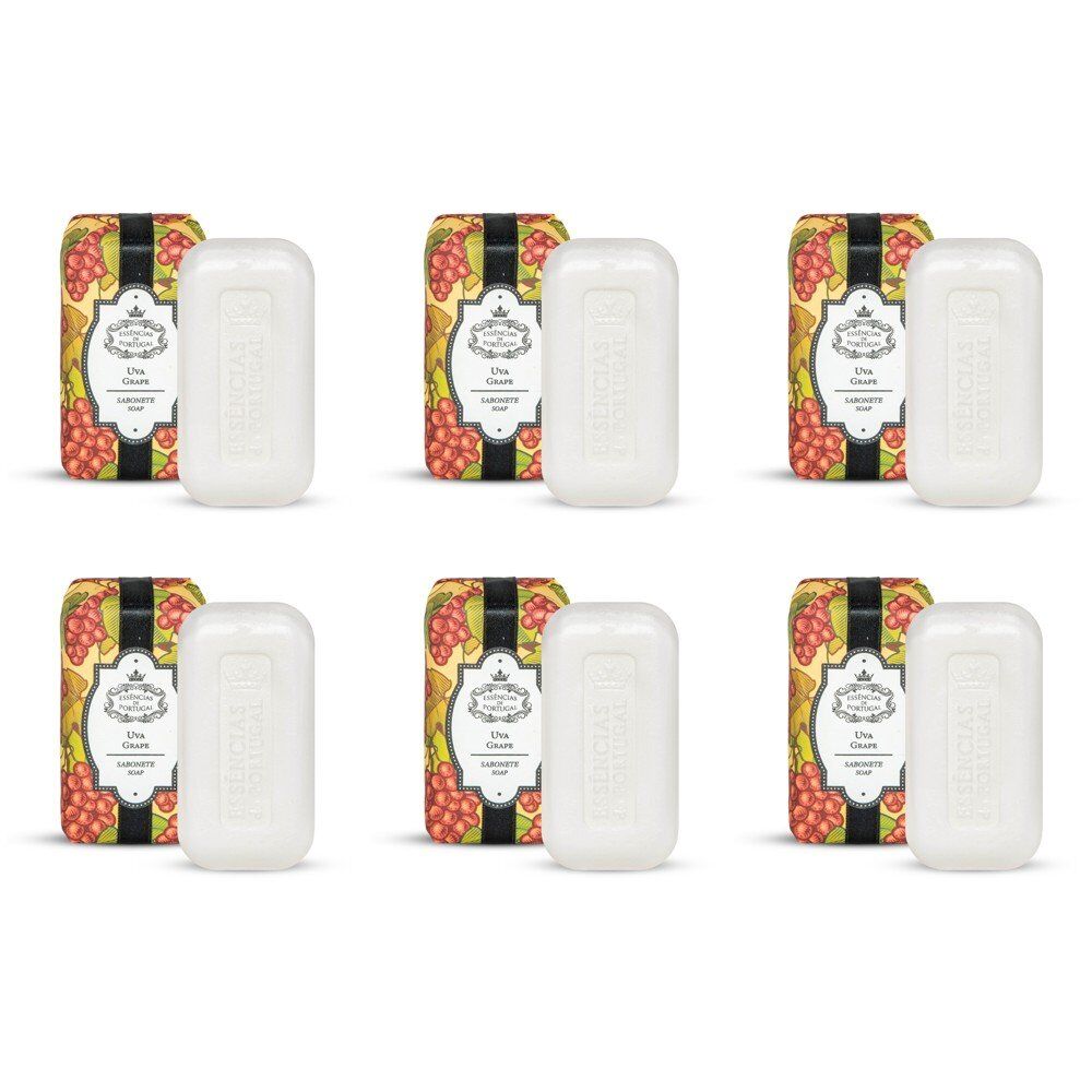 Essencias de Portugal Grape Soap 150g Pack of 6