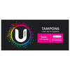 U By Kotex Slim Tampons Super 32 Pack x 6