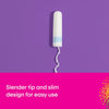 U By Kotex Slim Tampons Super 32 Pack x 6