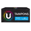 U By Kotex Slim Tampons Regular 32 Pack x 6