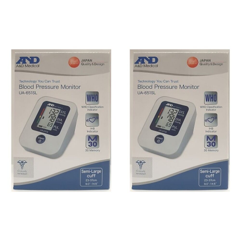 A&D Medical Blood Pressure Monitor Pack of 2