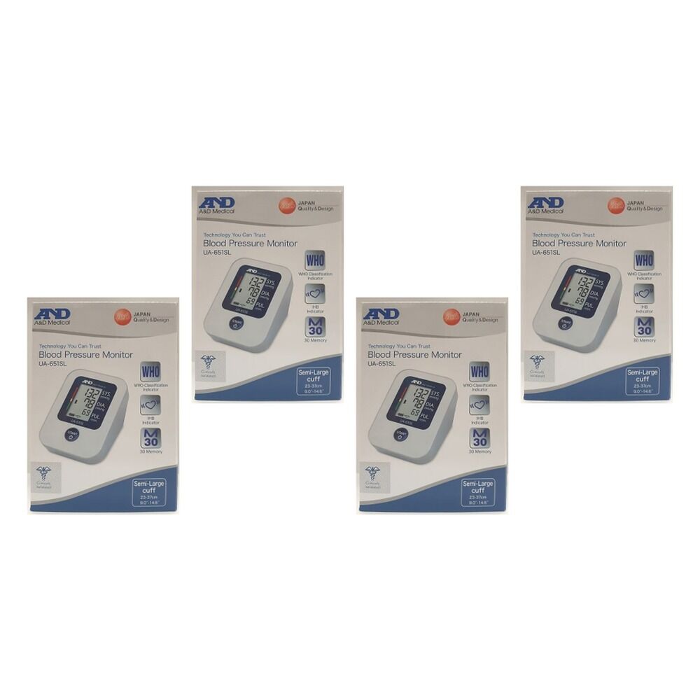 A&D Medical Blood Pressure Monitor Pack of 4