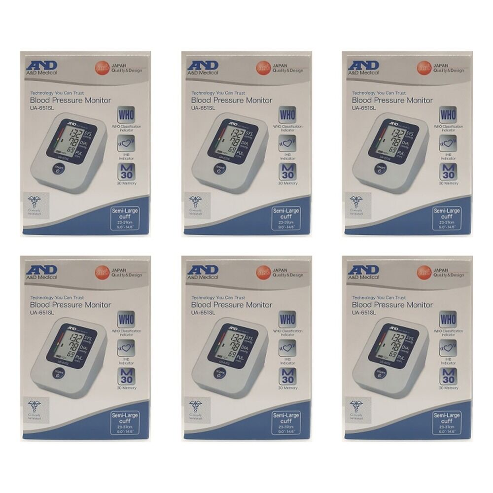 A&D Medical Blood Pressure Monitor Pack of 6