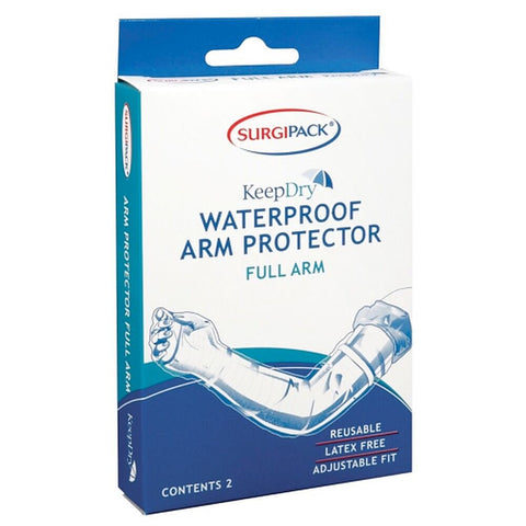 SurgiPack Keep Dry Waterproof Full Arm 2 Pack