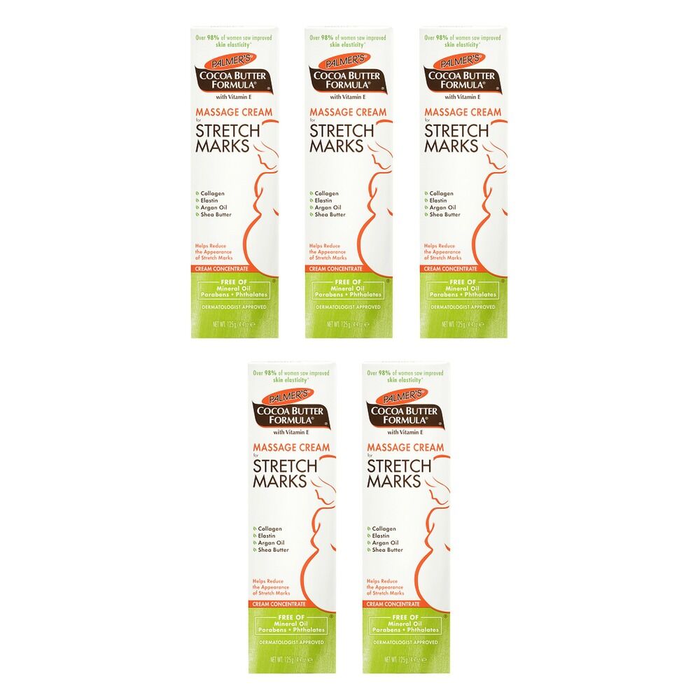 Palmer's Cocoa Butter Massage Cream for Stretch Marks 125g Pack of 5