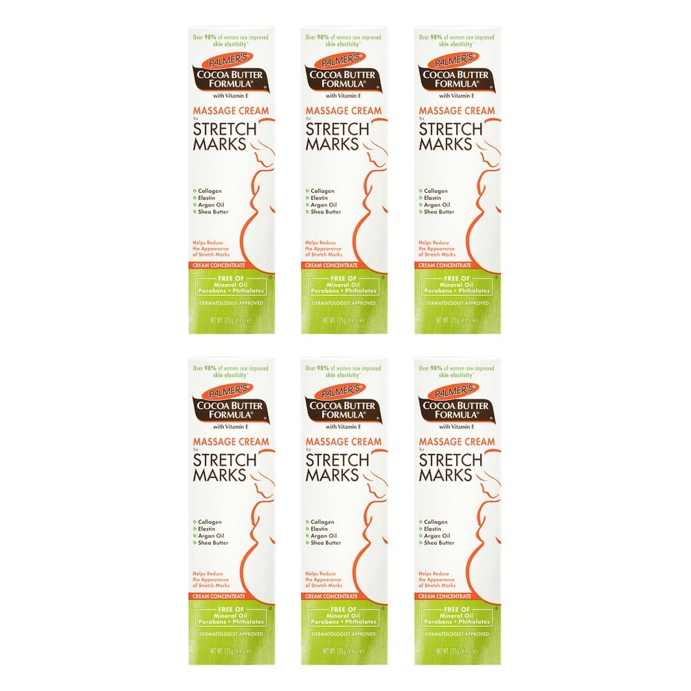 Palmer's Cocoa Butter Massage Cream for Stretch Marks 125g Pack of 6