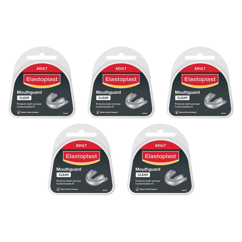 Elastoplast Mouthguard Adult Clear Pack of 5