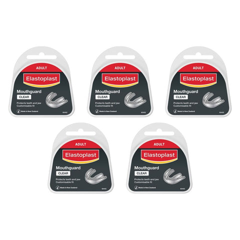 Elastoplast Mouthguard Adult Clear Pack of 5