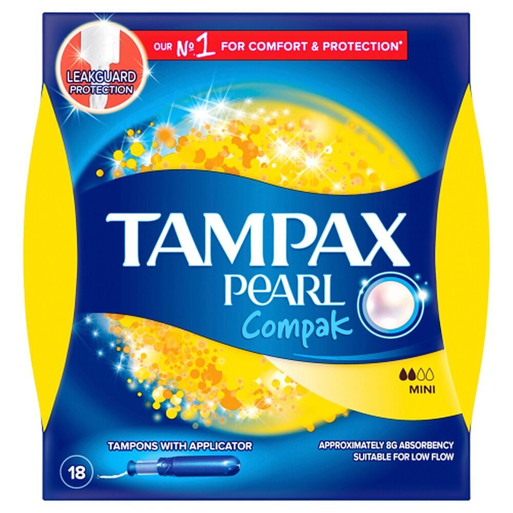 Tampax Pearl Compak Mini 18 Pack