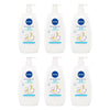 NIVEA Rich Lather Body Wash Soft & Almond Oil 1L Pack of 6