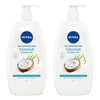NIVEA Rich Lather Coconut & Jojoba Oil Body Wash 1L Pack of 2