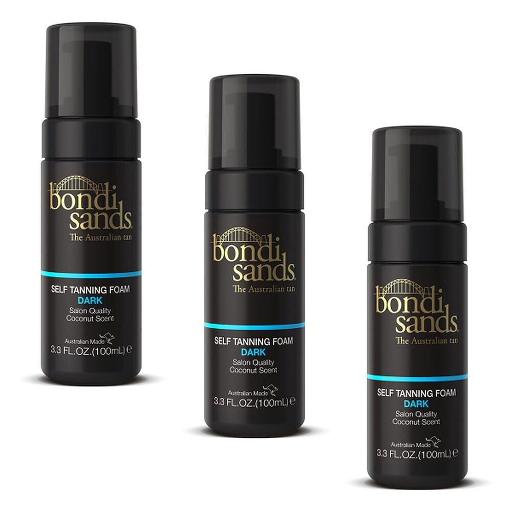 Bondi Sands Mini Dark Foam 100mL Pack of 3