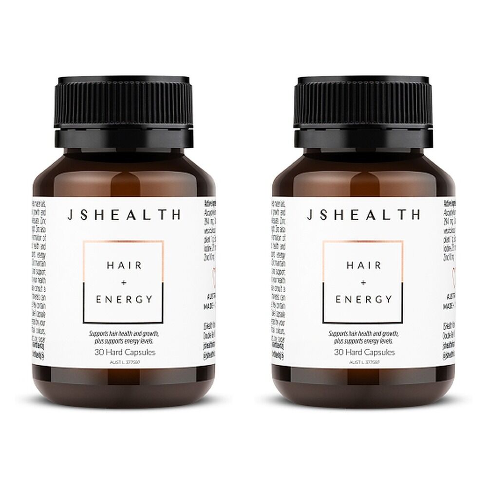 JSHealth Hair + Energy 30 Capsules Pack of 2