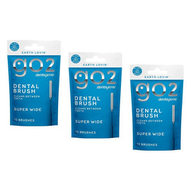 Dentagenie Interdental Brush Blue Size 5 12 Pack Bundle of 3