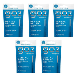 Dentagenie Interdental Brush Blue Size 5 12 Pack Bundle of 5