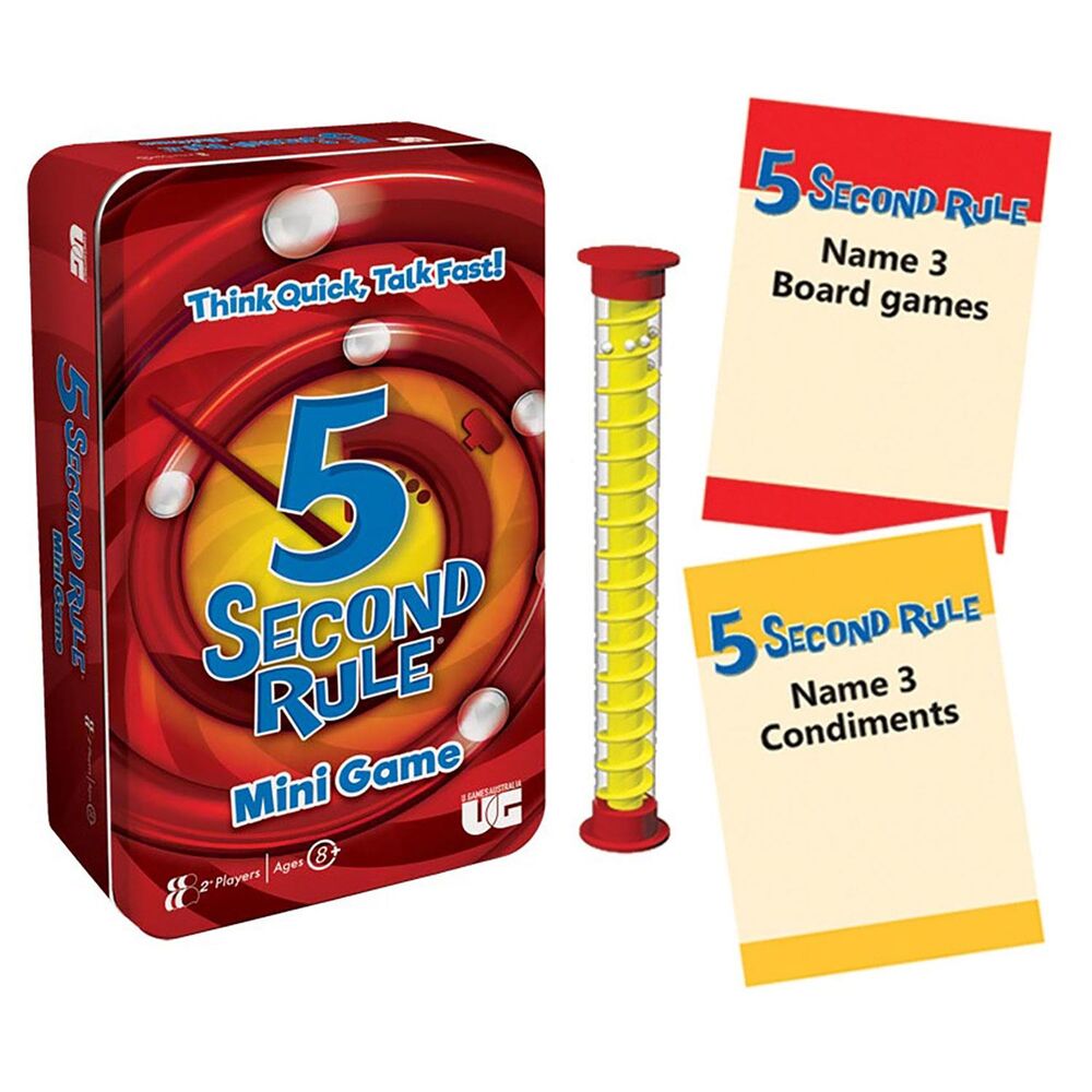 U Games 5 Second Rule Mini Game Tin