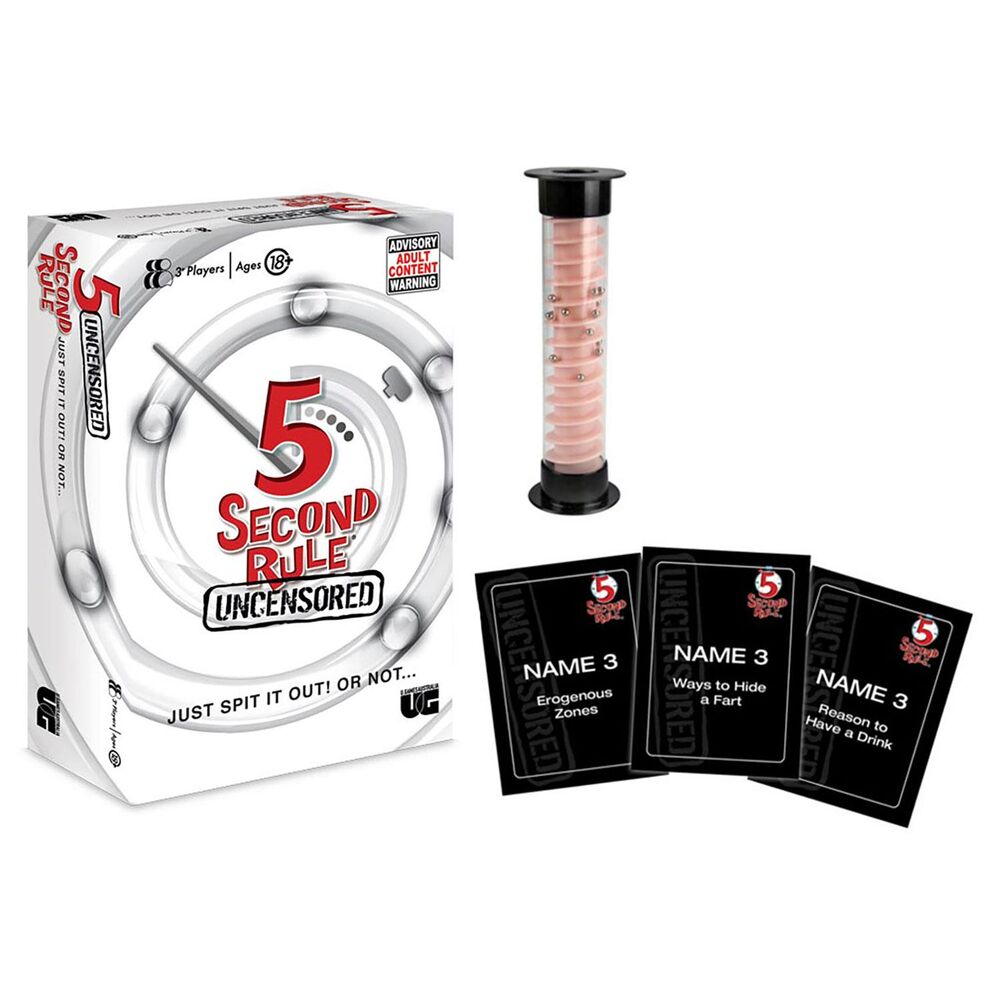 5 Second Rule Uncensored Adult Party Card Game
