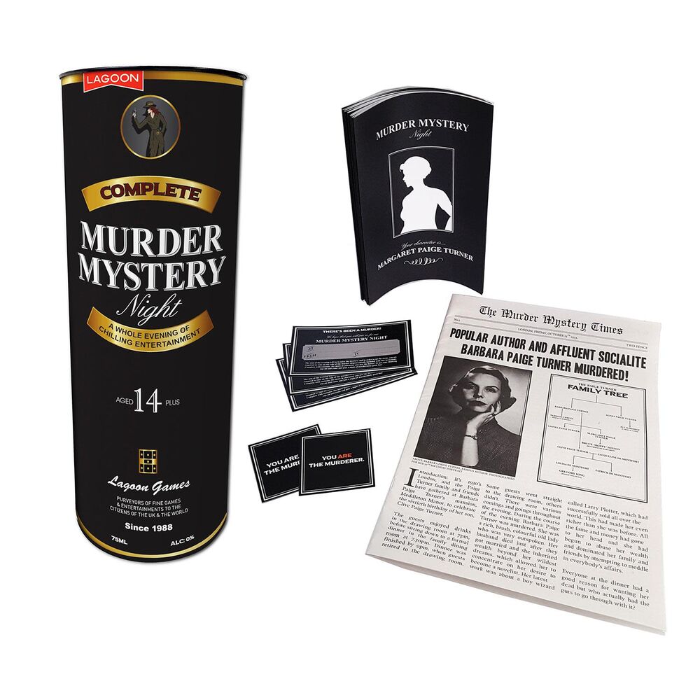Complete Murder Mystery Night Game Lagoon Games