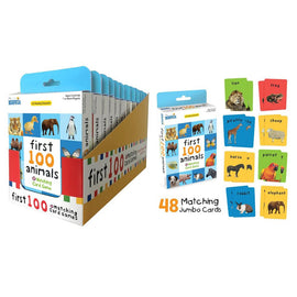 Briarpatch First 100 Animals Matching Card Game Counter Display of 12