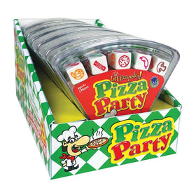 Pizza Party Dice Game Counter Display of 6