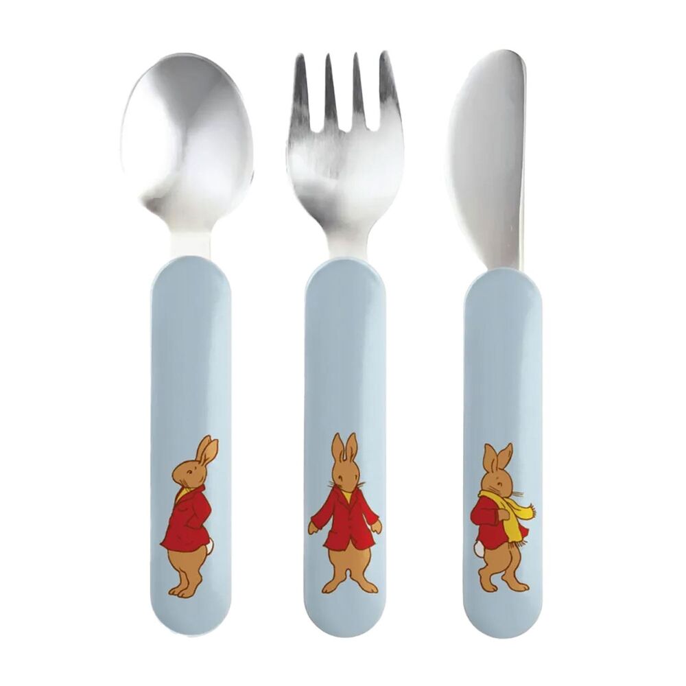Bunnykins 3 Piece Cutlery Set Blue
