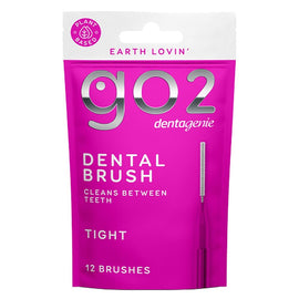 Dentagenie Interdental Brush Pink Tight 12 Pack