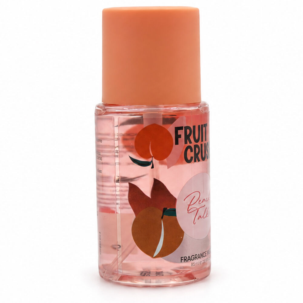 Fruit Crush Peach Talk Fragrance Mist 85ml Sweet Peach Body Spray