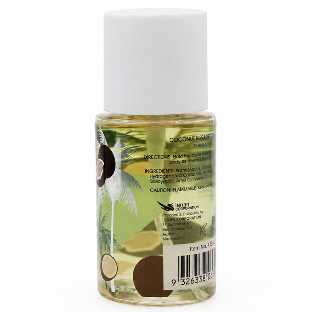 Fruit Crush Coconut Kiss Fragrance Mist 85ml Tropical Body Spray