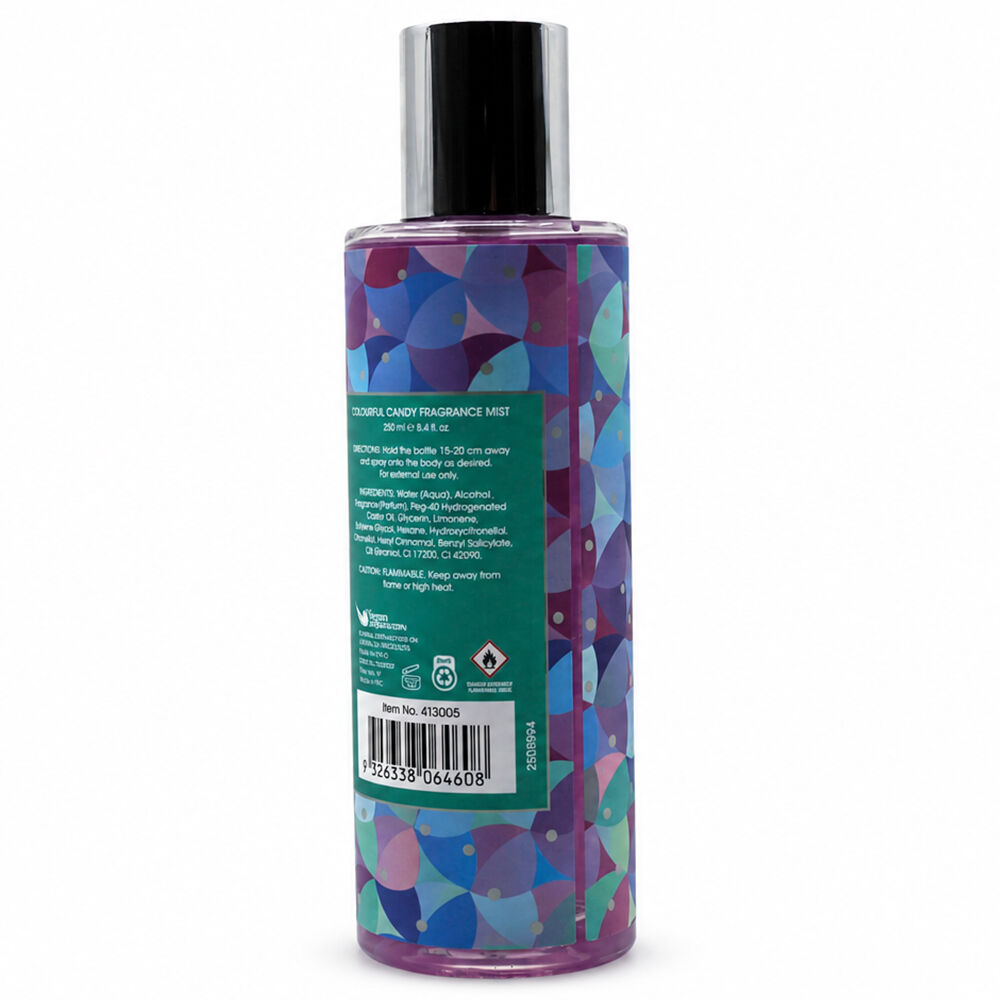 Lulu Grace Colourful Candy Fragrance Mist 250ml Sweet Body Spray